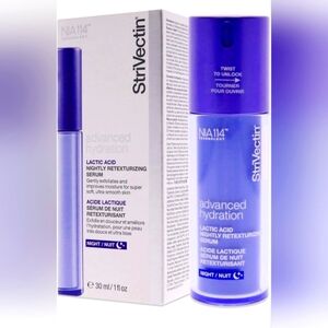 StriVectin Lactic Acid Nightly Retexturizing Serum, skin renewal overnight